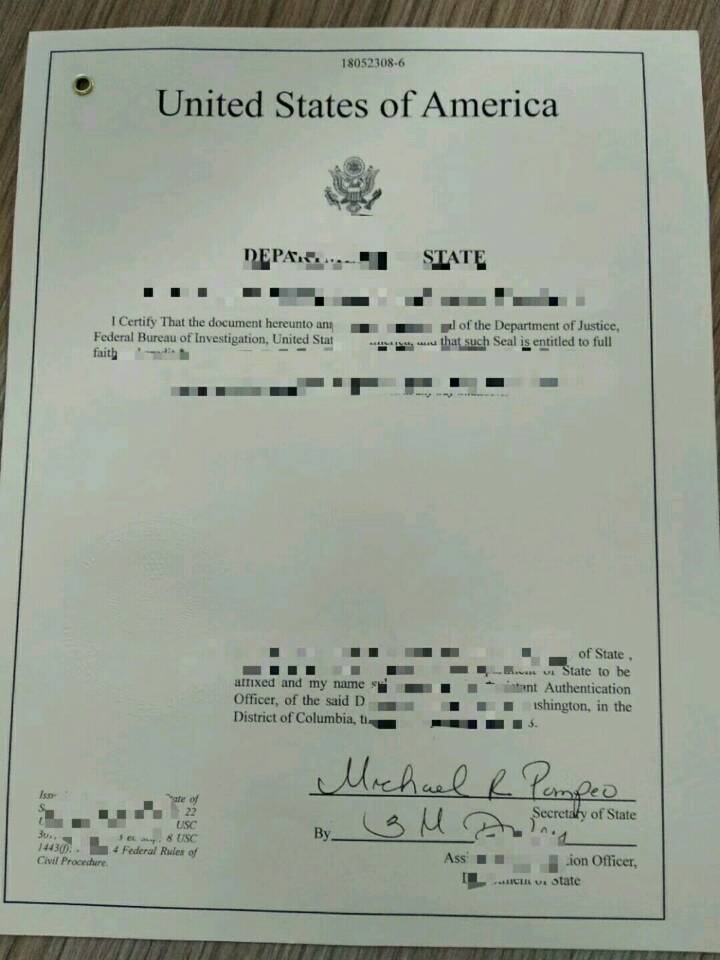 美国公司公证认证