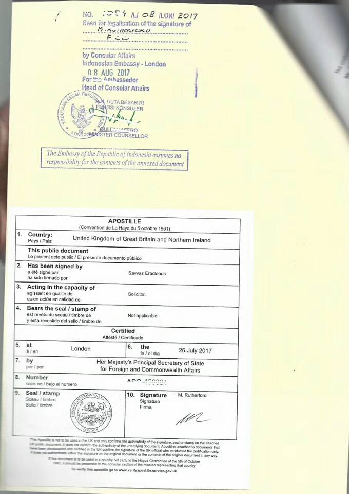 巴拿马海牙认证北京代办